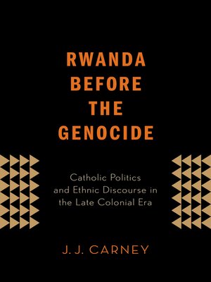 cover image of Rwanda Before the Genocide